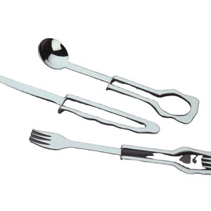 Ensemble de 3 couverts en acier inoxydable à poignée antique, couverts élégants, ustensiles de cuisine, idéaux pour les tables de table haut de gamme. - Product Image 1