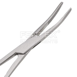 Pinces hémostatiques en acier inoxydable de qualité supérieure, droites et courbes, instruments chirurgicaux de base - Product Image 3