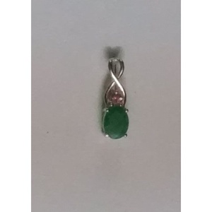 Natural <b>Emerald</b> Pink Tourmaline <b>Pendant</b> for Women 925 Sterling Silver Rose Gold Jesus <b>Emerald</b> Cut-Shah Gems' Exclusive Design - Product Image 1