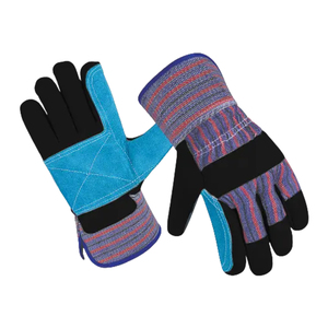 Hot Sale Professional <b>Anti</b> <b>Cutting</b> Leather Working <b>Gloves</b> Construction Industrial Gareding Work Leather <b>Gloves</b> For Men's - Product Image 6