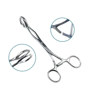 New Arrival Collin Tongue Holding Forceps 18cm German Quality Surgical Instruments Tissue Grasping Forceps