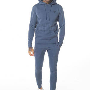 Chándal de invierno de talla grande personalizable para hombre, diseño de cremallera superior de algodón 100% con logotipo impreso de patrón sólido transpirable - Product Image 1