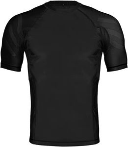 Materiales de la mejor calidad de manga corta para hombres y mujeres, protector de erupción de secado rápido para ropa de gimnasio hecho en Pakistán - Product Image 3