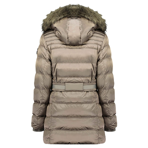 Women's Parka Jackets <b>Winter</b> Season Long Down <b>Coat</b> <b>Hooded</b> Jacket Custom Logo <b>Ladies</b> Quilted Puffy Women's Parka Fur Jackets - Product Image 4