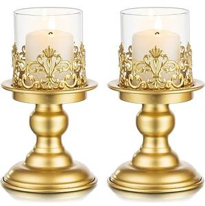 Vente chaude Look attrayant bougeoir Style européen bougeoir pour l'église fête de mariage intérieur maison - Product Image 1