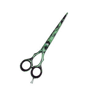 Tijeras de corte de pelo de alta calidad, tijeras de corte de pelo de peluquero de acero metálico con cuchillas rectas afiladas, tijeras de peluquería de 6,0" - Product Image 2