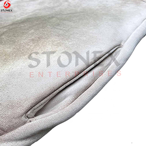Hombres de gran tamaño Hip Hop personalizado desgastado bordado Street Wear Sudadera con capucha mejor fabricado 2023 - Product Image 5