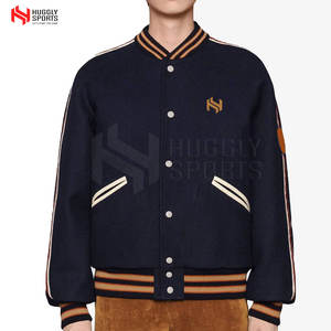 Venta caliente Chaqueta Letterman para hombre con cuello alto Invierno Nuevo diseño para uso en exteriores Precio barato Vendedor superior - Product Image 3