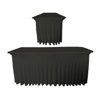 Nappe Ronde Moderne en Lin de Haute Qualité, Durable, Imperméable et Anti-Taches, Jetable, en Promotion