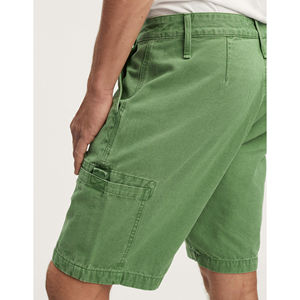 Oem Custom High Quality 100% Cotton Eco-Friendly Breathable <b>Elastic</b> <b>Waist</b> Anti-Wrinkle Quick Dry Light Blue Short Denim Shorts - Product Image 5