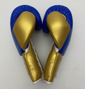 ถุงมือมวยหนังแท้แบบผูกเชือกปรับได้ปรับได้สำหรับต่อสู้มีสายรัดข้อมือแบบเต็มมือปรับได้ - Product Image 5