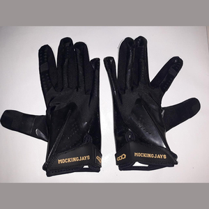 Gants de football respirants en cuir synthétique OEM de haute qualité avec logo personnalisé pour l'entraînement professionnel et les matchs - Product Image 1