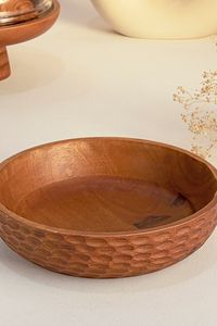 Factory Supplier Gold & Brown Wooden <b>Bowls</b> <b>Serving</b> <b>Bowl</b> with Lid Print <b>Christmas</b> Space - Product Image 4