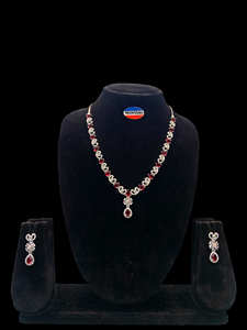 Ensemble de colliers de style ethnique pour femmes chaîne plaquée rhodium avec perle pour mariage et fiançailles bijoux de mode - Product Image 2