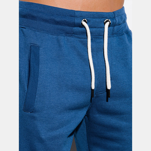 Pantalones cortos deportivos de verano para hombre de alta calidad 100% algodón francés Terry Casual Chenille bordado cordón cintura bajo precio - Product Image 4