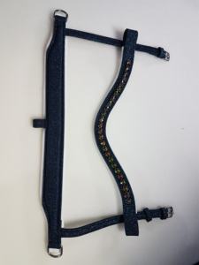 BRIDE DE CHEVAL EN CUIR SMART SPARKLE AVEC RÊNES SPARKLE BOUCLES EN ACIER INOXYDABLE/BRIDE DE CHEVAL EN CUIR AVEC SPARKLE - Product Image 6