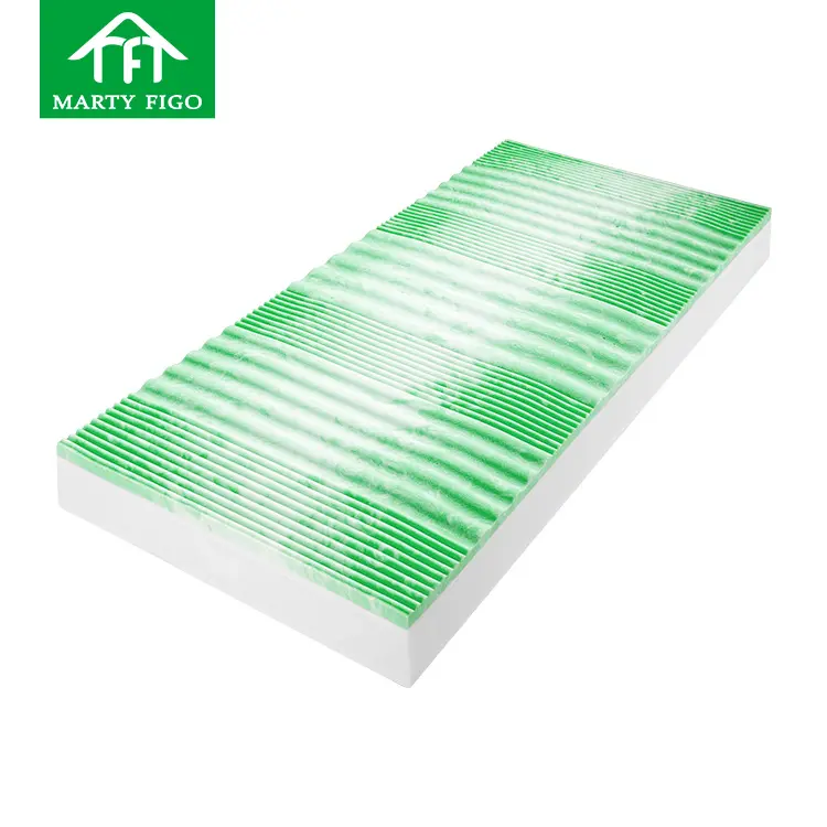 Matratze 5 étoiles Niveau hôtel de luxe Gel frais en latex mousse à mémoire de forme Queen King Size Matelas dans une boîte Couverture respirante Matelas en mousse