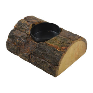 <b>Tealight</b> Compatibility Natural Handmade Wooden Triple <b>Tealight</b> Candle <b>Holder</b>/Stand for Home Office Party Decoration - Product Image 2