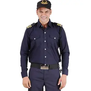 Chất lượng hàng đầu dài tay áo đầy đủ tay áo bảo vệ an ninh đồng phục tùy chỉnh an ninh nhân viên an ninh bảo vệ đồng phục để bán