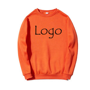 Sudadera de cuello redondo de manga larga para hombre de alta calidad, logotipo personalizado sólido, sudaderas con capucha transpirables antiarrugas de invierno, mezcla de algodón básico - Product Image 4
