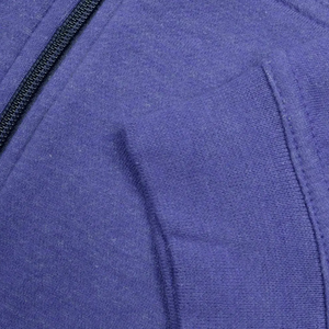 Sweat à capuche zippé en coton mélangé avec logo personnalisé, lourd, surdimensionné, brodé, streetwear d'hiver pour homme, polaire - Product Image 5