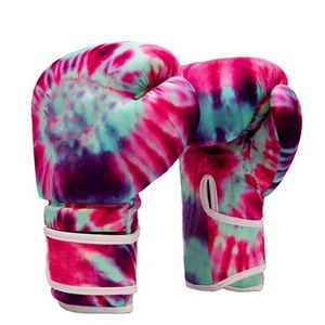 ถุงมือชกมวยหนังแท้คุณภาพสูงระดับมืออาชีพ  รับสกรีนโลโก้ สายรัดข้อมือปรับได้  แบบเต็มนิ้ว มีทุกสีทุกขนาด - Product Image 2