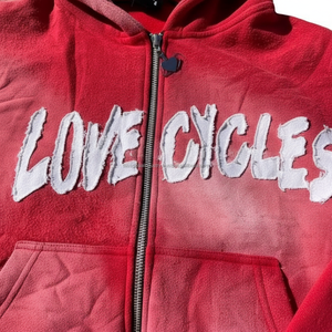 เสื้อฮู้ดซิปเต็มตัวผ้าฟลีซหนานุ่ม พิมพ์ลายทั้งตัว สไตล์ลำลอง ขนาดใหญ่พิเศษ ระบายอากาศได้ดี ผลิตจากผ้าฝ้าย 100% ขายส่ง - Product Image 3