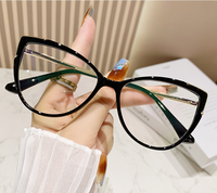 Gafas fotocromáticas de ojo de gato con montura óptica antiluz azul TR90, Material de acetato, gafas de ojo de gato para mujer al por mayor