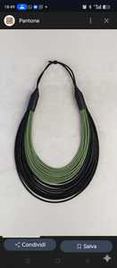 Unique Chunky Multi Layer Necklace Wax Cord Necklace Best Party ware Gift Choker Necklace Designer Embroidery for Women's Party - Product Image 5