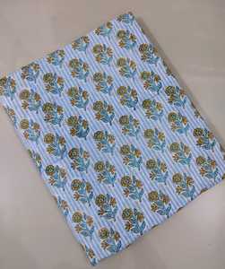 Tissu en coton imprimé bloc à la main Jaipur héritage traditionnel écologique respirant bloc imprimé 100% coton tissu - Product Image 4