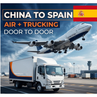 Agent d'expédition aérien professionnel DDP transitaire de fret aérien porte-à-porte service logistique de fret entreprise d'expédition vers l'Espagne