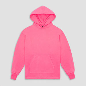 Oversized Distressed Acid Wash Solid Knitted <b>Hoodie</b> With Raglan Sleeves Raw Edged Details <b>Black</b> Streetwear Style Wahed <b>Hoodie</b> - Product Image 1