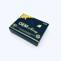 OEM Etumax Miel Sachets 3D Carte Lenticulaire Présentoir Papier Matériel Mat Laminage Impression Manipulation