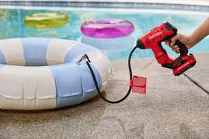 Gonfleur sans fil V20 pour pneus et ballons, haute pression 150 PSI, manomètre numérique en plastique, faible bruit - Product Image 6