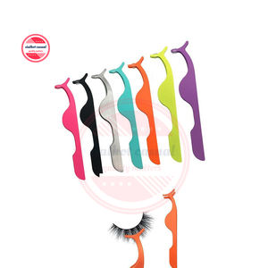 Pince à cils en acier inoxydable Pince à épiler d'extension de cils en acier inoxydable Outils de soins personnels - Product Image 2