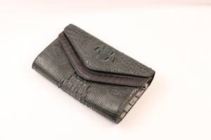 Bolso de Mano Tipo Sobre de Cuero Genuino de Alta Moda para Mujer, con Estampado de Cocodrilo, Impermeable, Duradero, Varios Colores, el Más Vendido, Luxali - Product Image 4