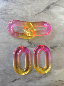 Cadena de eslabones de resina hecha a mano de alta calidad para decoración de pared - Product Image 6