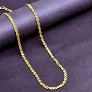 Collares de Cadena de Palomitas de Maíz de Latón con Microchapado en Oro de 14K, 18K, 24K para Mujer al por Mayor, Joyería de Moda con Diseño Moderno - Product Image 2