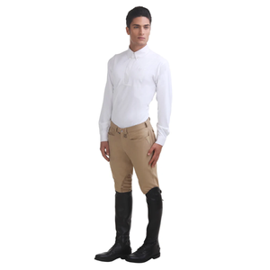 Culottes de cheval pour hommes de haute qualité tissu extensible durable pour l'entraînement et la compétition ajustement confortable pour l'équitation - Product Image 6
