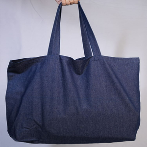 100% Organic Cotton Tote Bag <b>Large</b> Capacity Eco-Friendly Custom Logo <b>Printed</b> Letter Pattern Supermarket Shopping Personalized - Product Image 5