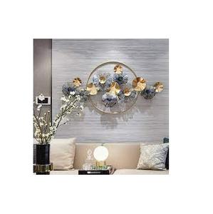 Mur de fer en métal suspendu Arts décors à la maison feuille de fer forgé Style personnalisé pour chambre salon décoration murale Arts muraux en métal - Product Image 3