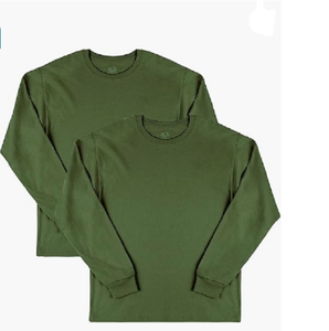 Haute qualité 100% coton hommes T-Shirt classique solide printemps décontracté haut en jersey avec manches longues haute qualité hommes hauts - Product Image 3