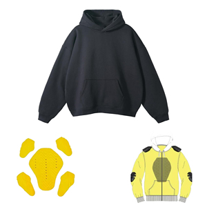 Diseño personalizado unisex para Sudadera con capucha de moto a prueba de viento Nivel 2 Protección de armadura % carreras de automóviles de alta calidad todo - Product Image 5