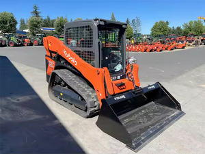 Meilleure vente Kubota SVL75 Mini chargeuse compacte à glissement Chargeur sur chenilles Chargeur frontal multifonction pour le déneigement, roulement inclus - Product Image 2
