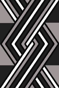 Tapis Adiva en polyester turc, tissé jacquard, fabriqué à la machine, à poils longs, réversible, rembourré, pour salon, chambre à coucher - Product Image 4