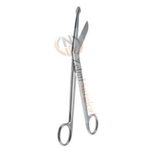 Zelmi, la mejor calidad, 8 ", tijeras de vendaje quirúrgicas manuales, acero inoxidable, certificado CE, 2 años de garantía, clase I, precio bajo - Product Image 1