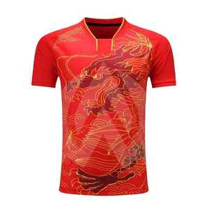 100% Polyester sur mesure Tennis uniforme séchage rapide adulte équipe Sublimation imprimé Tennis maillot hommes courts Tennis vêtements - Product Image 2