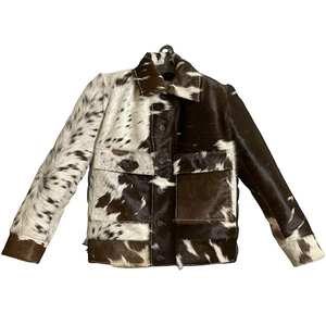 Dernière conception de veste en cuir de vachette naturelle à la mode pour hommes vestes en fourrure respirante pour hommes - Product Image 1