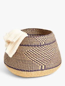 Panier en jonc de mer de meilleure qualité, Service de conception de marque, emballage personnalisé avec Logo, panier de rangement domestique pliable en stock - Product Image 4