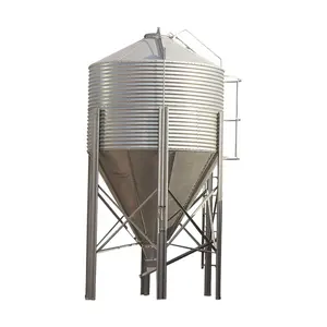 Giá Tốt Silo Hạt Lưu Trữ Silo Cho Bán Kim Loại Mạ Kẽm Gia Cầm Gà Nông Nghiệp Silo Cho Chăn Nuôi